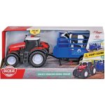 Traktor Dickie Toys Massey Ferguson s přívěsem pro zvířata 26 cm – Hledejceny.cz