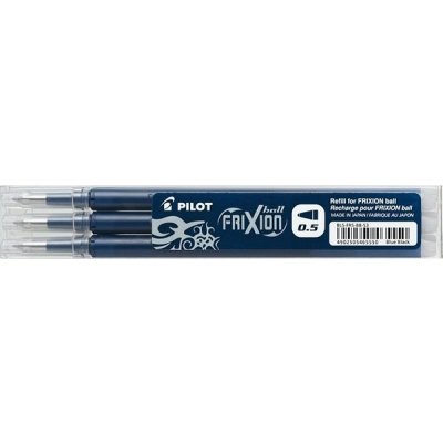 Pilot 28288 Frixion Ball/Clicker náplň do rolleru modročerná 0,25 mm vymazatelná 3 ks – Zbozi.Blesk.cz