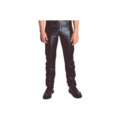 Mister B Leather Jeans Buttons kožené kalhoty 31 – Sleviste.cz