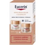 Eucerin Hyaluron-Filler + Elasticity denní + noční krém 2 x 50 ml dárková sada – Zboží Mobilmania