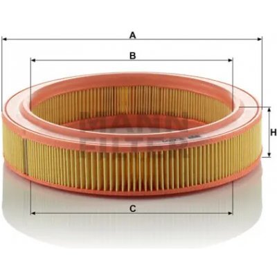MANN FILTER Vzduchový filtr C 2534 – Hledejceny.cz