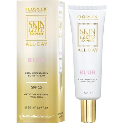 FlosLek Laboratorium Skin Care Expert All-Day zkrášlující krém SPF15 Blur Selfie Effect Technology 50 ml