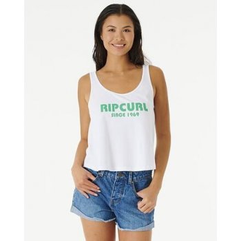 Rip Curl ICONS OF SURF PUMP FONT TANK Optical White