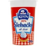 Mlékárna Kunín Šlehačka de luxe 40% 200 g – Zboží Dáma