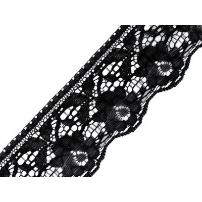 Prima-obchod Silonová krajka šíře 60 mm, barva 4 (60 mm) černá – Sleviste.cz