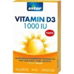 Vitar Vitamin D3 Forte 1000 IU 90 tablet – Hledejceny.cz