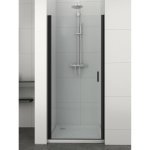 Sanotechnik Otočné sprchové dveře do niky Elite T90B, černá, 88-90 x 195 cm – Sleviste.cz