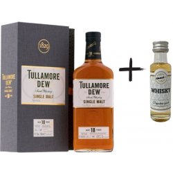 Tullamore Dew 18y + miniatura 41,3% 0,7 l (holá láhev)