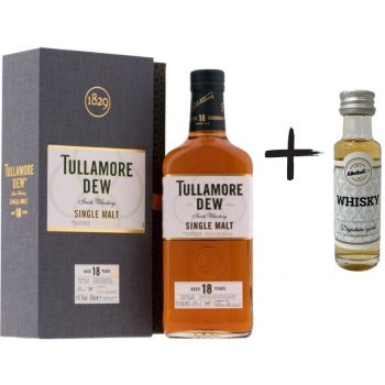 Tullamore Dew 18y + miniatura 41,3% 0,7 l (holá láhev)