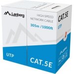 Lanberg LCU5-10CC-0305-B UTP, KAT.5E, 305m, modrý – Sleviste.cz