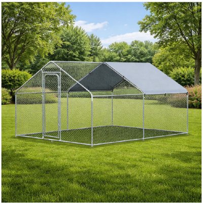 BestBerg Výběh pro slepice BBCH-12 12 m² 300 x 400 x 195 cm kurník – Zboží Dáma