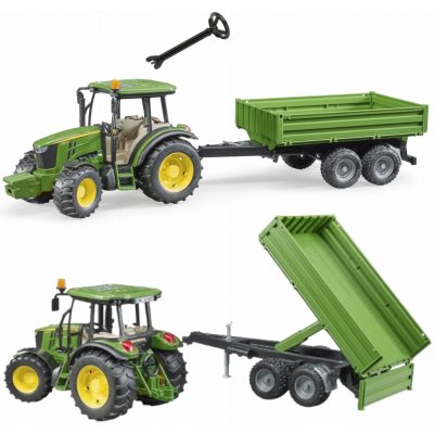 Bruder 2108 Traktor John Deere 5115 M s valníkem – Sleviste.cz