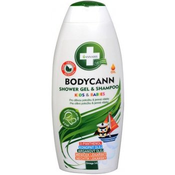 Bodycann přírodní dětský sprch.gel šampon 250 ml