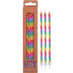 PME Dortové svíčky dlouhé duhové – Zboží Dáma