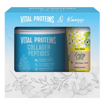 Vital Proteins Dárkové balení Collagen Peptides 567 g + Kneipp sprchový gel 200 ml
