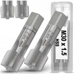 Závitník ruční M30 x 1.5 mm, sada 2 ks, DIN 2181/2P – Hledejceny.cz