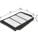 Vzduchový filtr BOSCH F 026 400 163 – Hledejceny.cz
