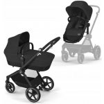 Cybex Eos Basic 3v1 Kombinovaný Rám Černý + Adaptéry + Autosedačka Aton B2 I-Size Moon Black 2023 – Zbozi.Blesk.cz