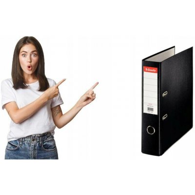 Esselte Economy pákový pořadač A4 7,5 cm černý – Zboží Živě