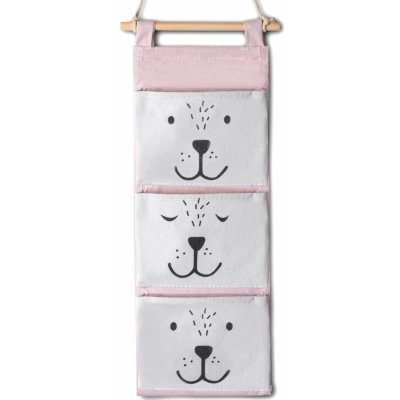 Nukido závěsný organizér na hračky růžový AJ740321 – Zboží Dáma