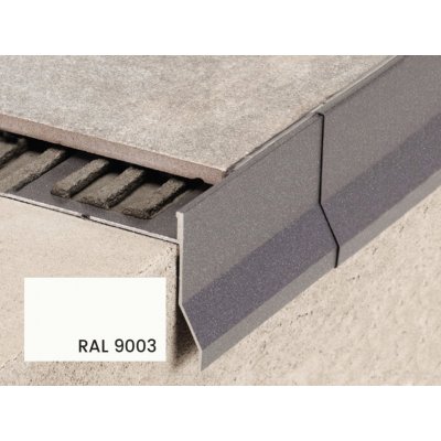 Profilpas Protec Balkonová lišta CPCV RAL 9003 – Zboží Mobilmania