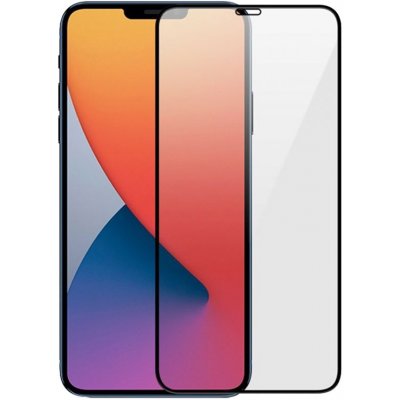 FullGlue tvrzené sklo Hard 5D pro iPhone 12 PRO MAX Black 108005 – Zboží Živě