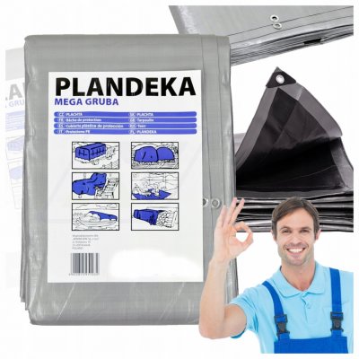 Bradas Plachta zakrývací 2x4m 260g EXTRA SILNÁ PL2602/4 – HobbyKompas.cz
