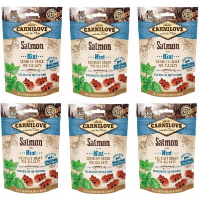 Carnilove Cat Crunchy Snack Salmon&Mint 50 g – Zboží Mobilmania