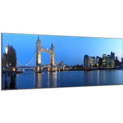 Obraz skleněný noční Londýn - 60 x 70 cm
