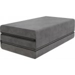 Multifunkční skládací matrace 120x200 cm x 10 cm Grafit – Sleviste.cz