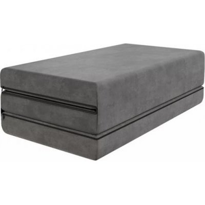 Multifunkční skládací matrace 120x200 cm x 10 cm Grafit – Sleviste.cz