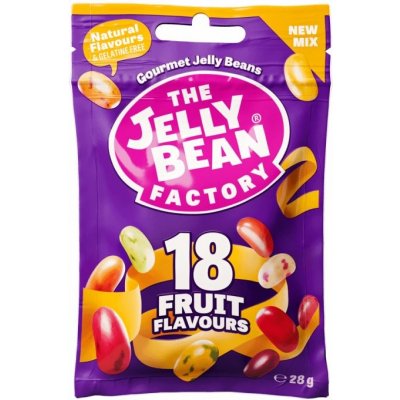 Jelly Bean Factory 18 Fruit Flavour želé fazolky sáček 28 g – Zboží Mobilmania