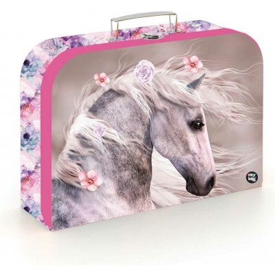 Oxybag KŮŇ ROMANTIC Šedá,Růžová – Zboží Mobilmania