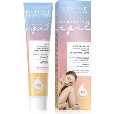 Eveline Cosmetics Sensitive Epil depilační krém na tělo pro citlivou pokožku 125 ml – Zboží Dáma