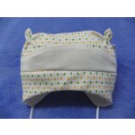 ESITO Kojenecká čepice s růžky srdce bílá zelená – Zboží Mobilmania