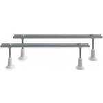 Sapho Aqualine Podpěrné nohy k vanám, délka 60 cm ANH55 – HobbyKompas.cz