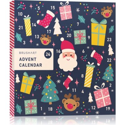 BrushArt KIDS Holiday Collection Advent calendar adventní kalendář (pro děti) – Zboží Mobilmania