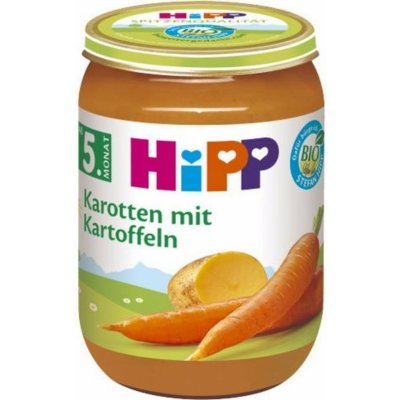 HiPP Bio Menu raná mrkev s bramborami 190 g – Zboží Dáma
