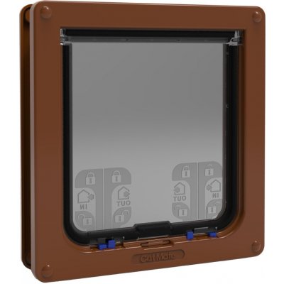 Cat Mate XL Dvířka hnědá 23,5 x 25,2 cm – Sleviste.cz