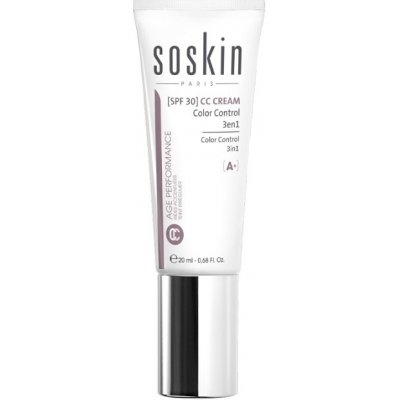Soskin CC cream Color Control 3 In 1 Gold Skin 20 ml – Zboží Dáma