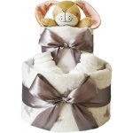 Brumlík plenkový dort dvoupatrový Gues How much I love you šedá – Sleviste.cz