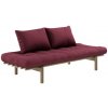 Pohovka Karup design sofa PACE natural pine z borovice bordeaux 710 karup carob