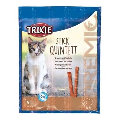 Trixie Premio Stick Quintett tyčinky jehněčí krůtí 5 x 5 g – Zboží Mobilmania