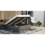 DobreSNY Panama se zvedacím dřevěným roštem šedá šedá – Sleviste.cz