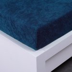 Xpose Froté prostěradlo Exclusive tmavě modré 90x200 – Hledejceny.cz