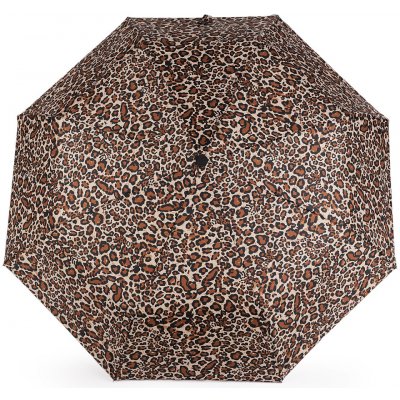 Dámský skládací vystřelovací deštník 5 béžová světlá – Sleviste.cz