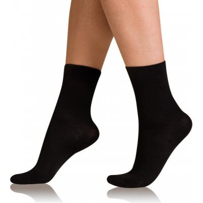 Bellinda dámské bavlněné ponožky s pohodlným lemem COTTON COMFORT SOCKS černá