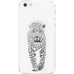 Pouzdro iSaprio White Jaguar - iPhone 5/5S/SE – Zboží Mobilmania