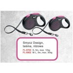 Flexi Vodítko Black Design pásek – Zboží Mobilmania