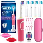 Oral-B Vitality 100 3D White Pink – Sleviste.cz